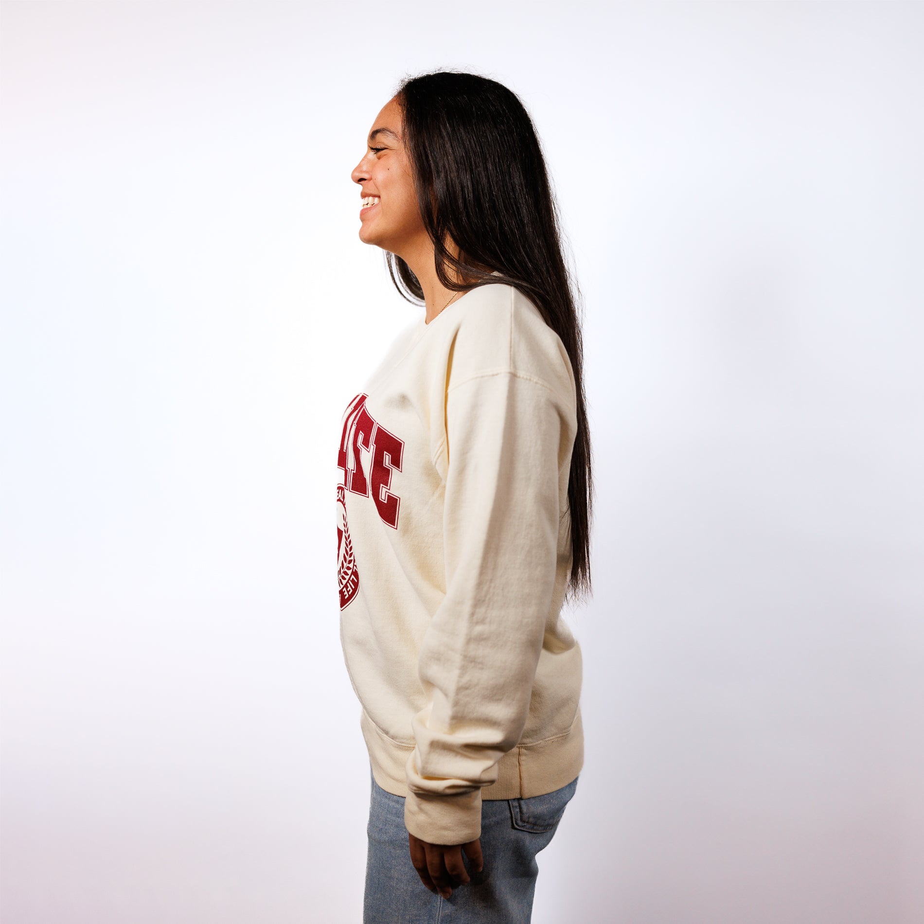Collegiate Crew Neck Sweatshirt