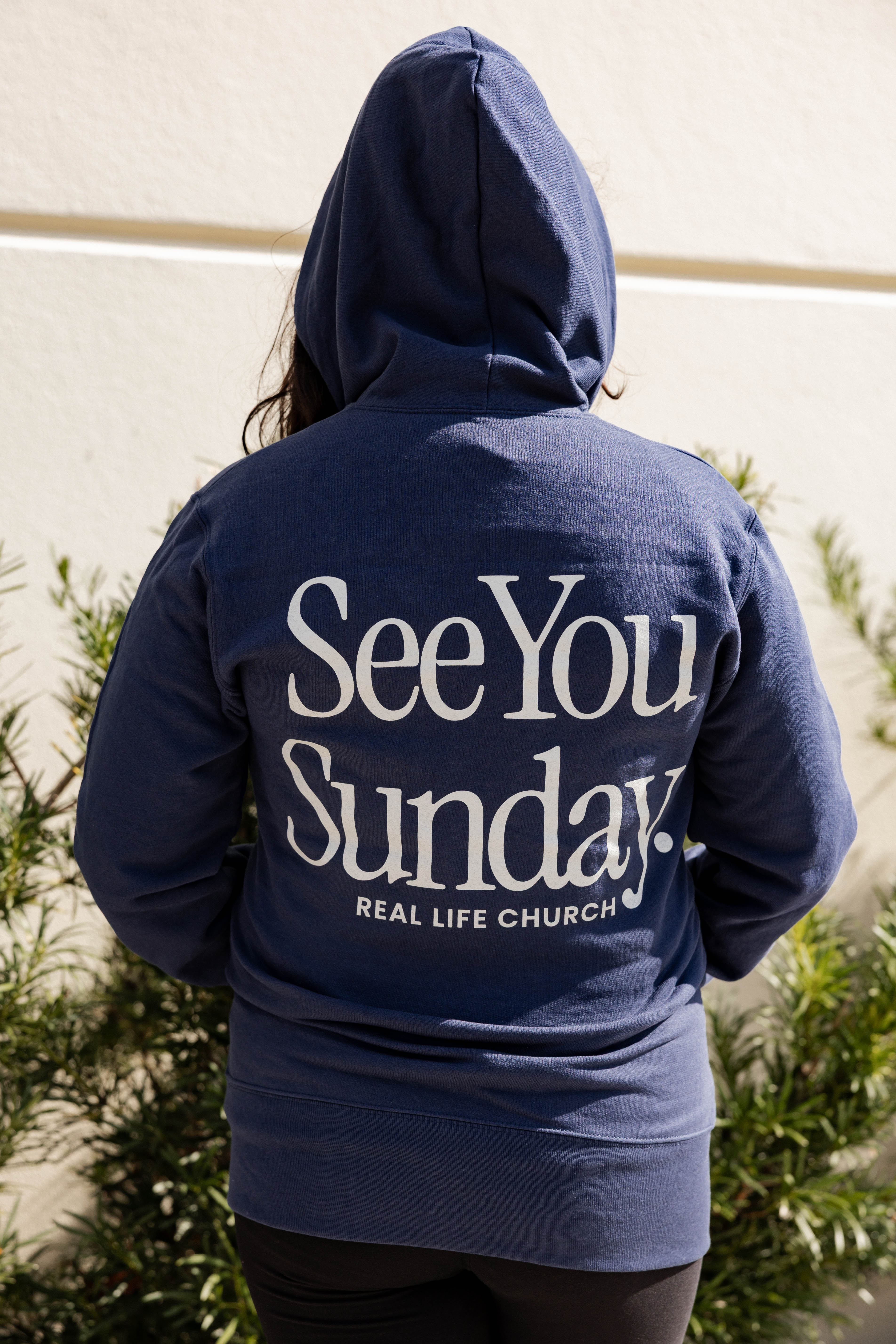 See You Sunday Ladies Fit Hoodie