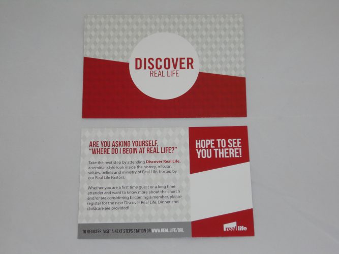 Discover Real Life Postcard (Pack of 100)