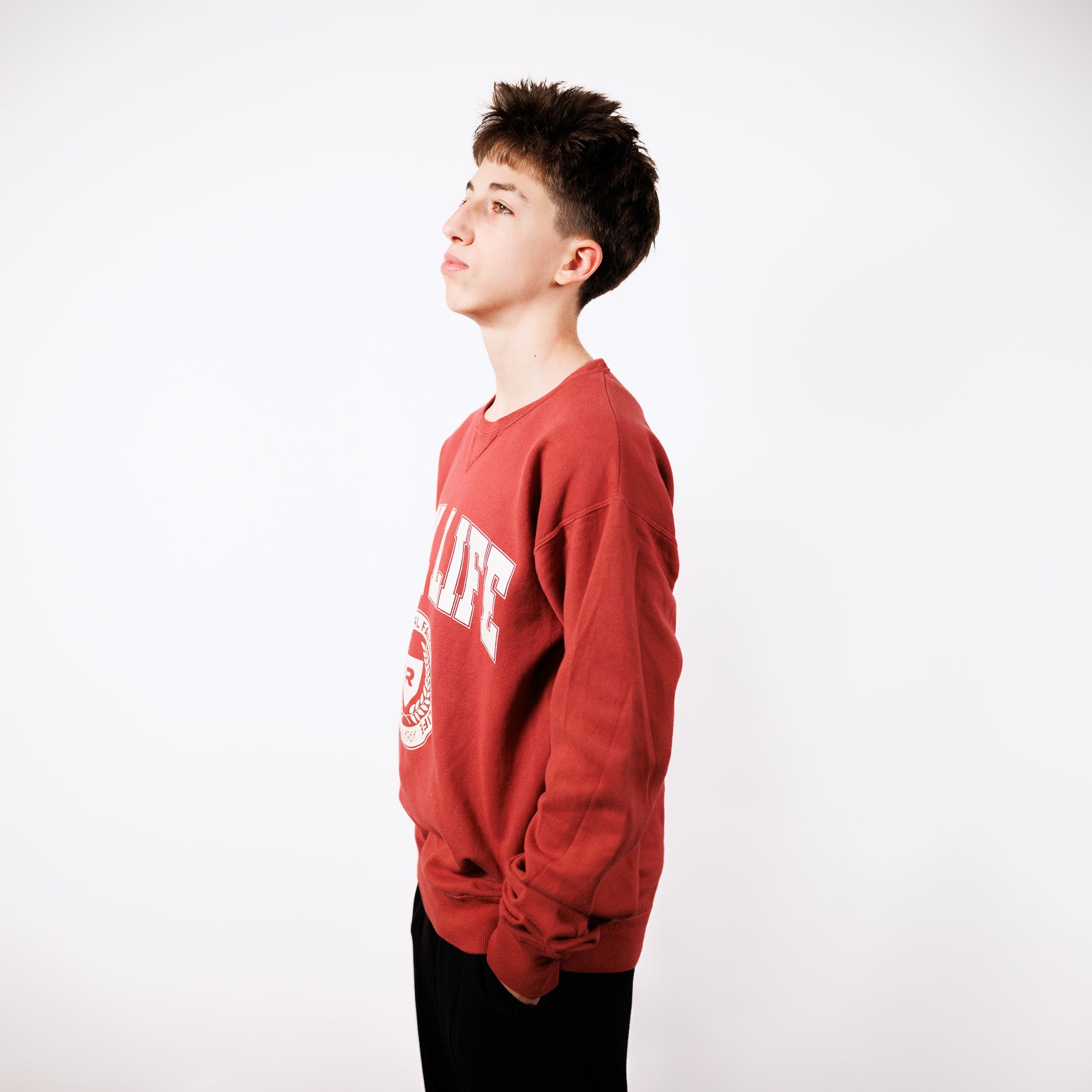 Collegiate Crew Neck Sweatshirt