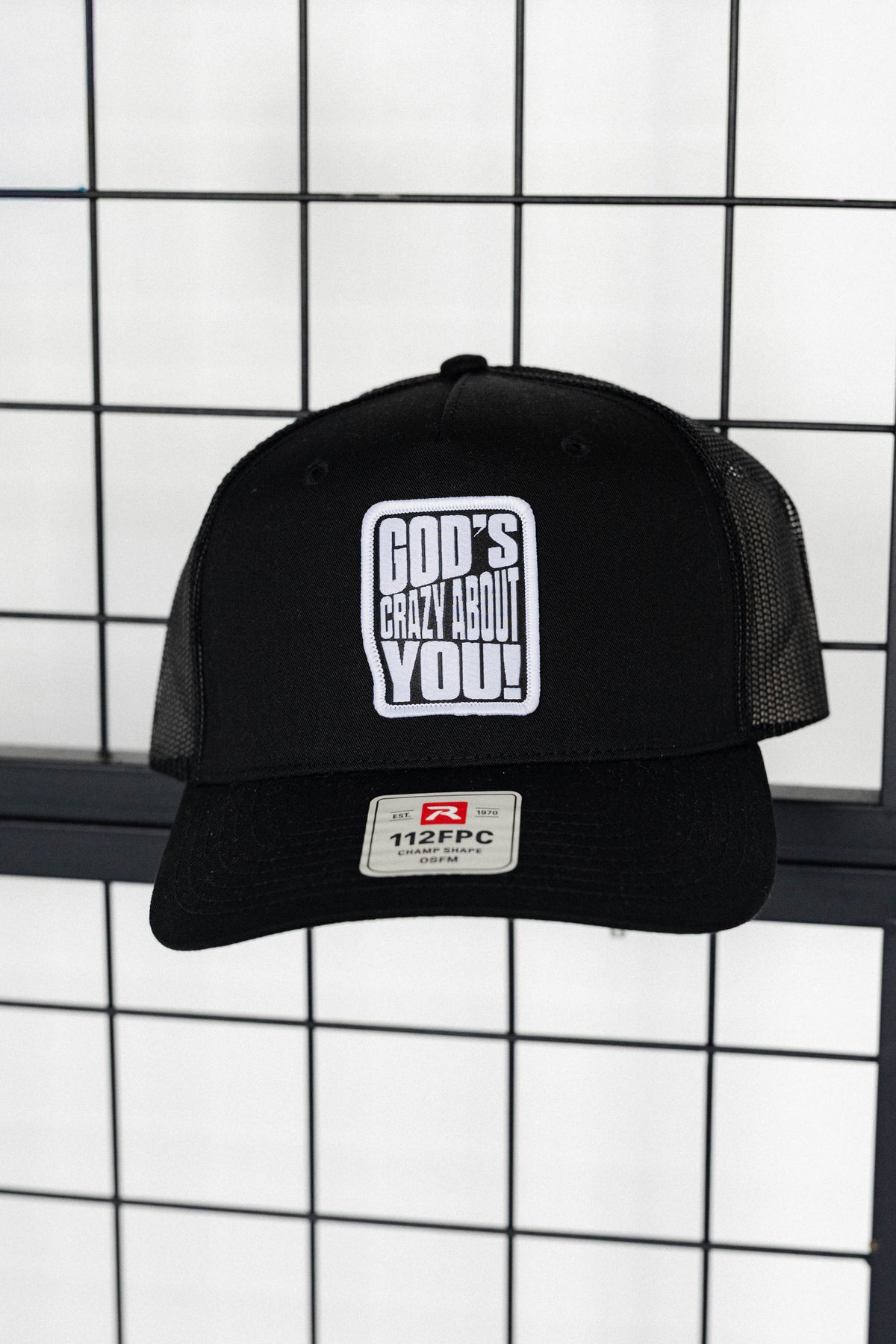 God's crazy about YOU! Geometric Hat